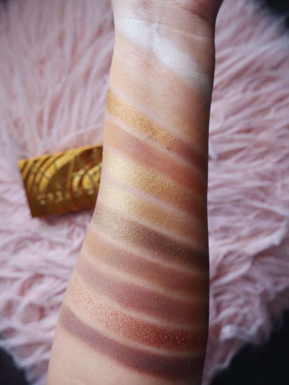 Urban Decay Naked Honey Swatches