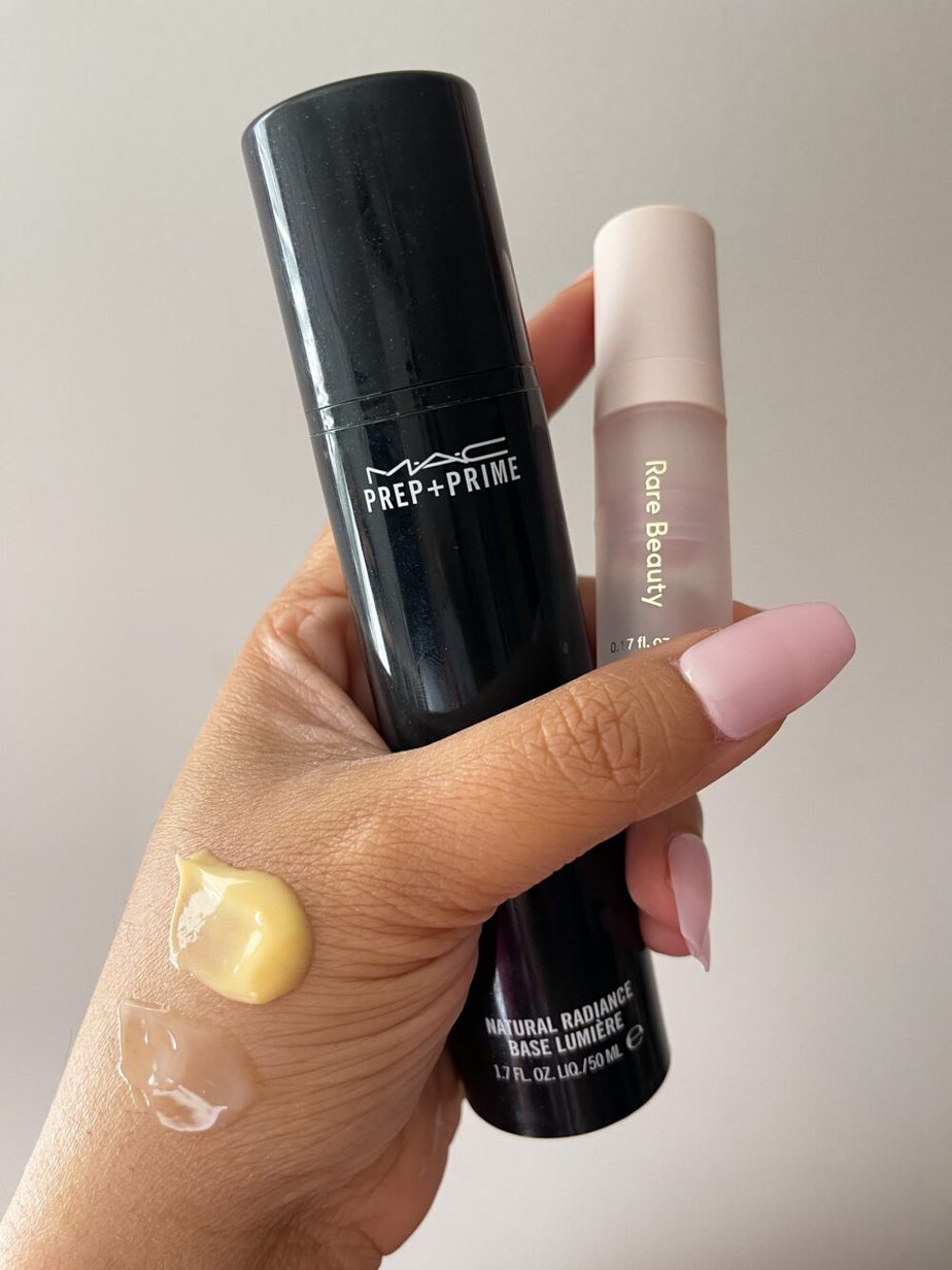 makeup primers from mac cosmetics and rare beaauty