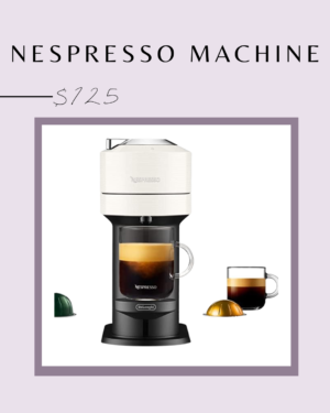 Nespresso Machine, cozy gift ideas